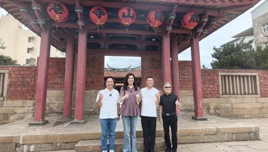 選情陷膠著鄭麗文現身彰化遊鹿港　蕭景田：競總主委繼續等王惠美