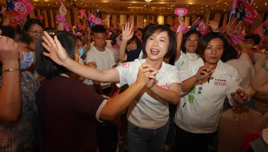 蔡英文任榮譽主委！何欣純提「三個第一」拚翻轉台中