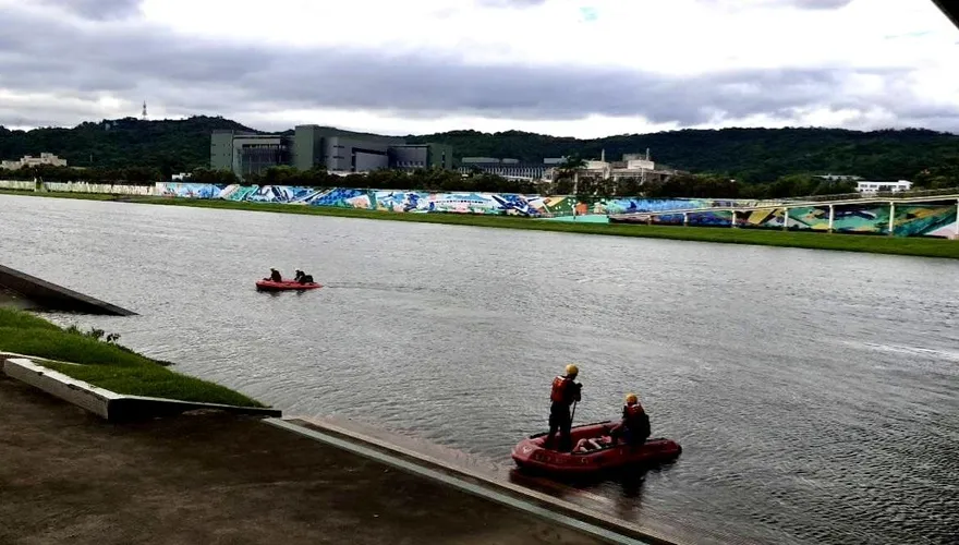 北市大佳河濱公園男子落水　警消搜救尚未尋獲