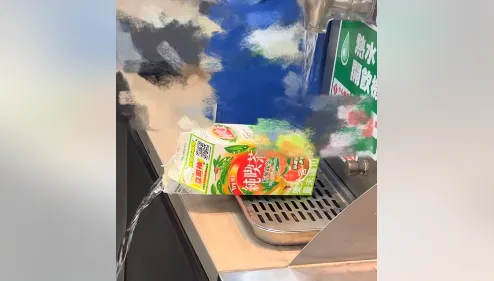 超商店員又進化！飲料盒秒變「引水神器」　網看傻：台灣版八田與一