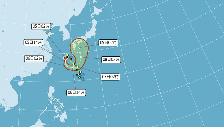 2縣市大雨！北台灣午後防雷雨　科羅旺滯留打轉變數大