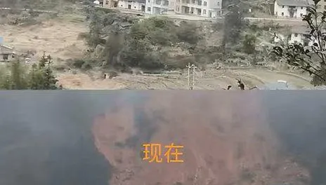 山坡「整片崩」對比照曝光　江西泥石流增至2死10失聯