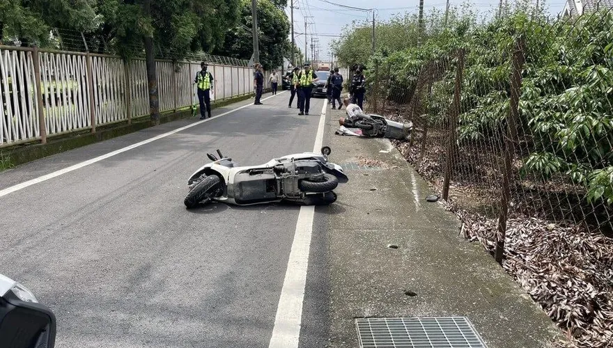 毒品查緝爆血腥衝撞！屏東男狠撞警車　所長破相當場壓制