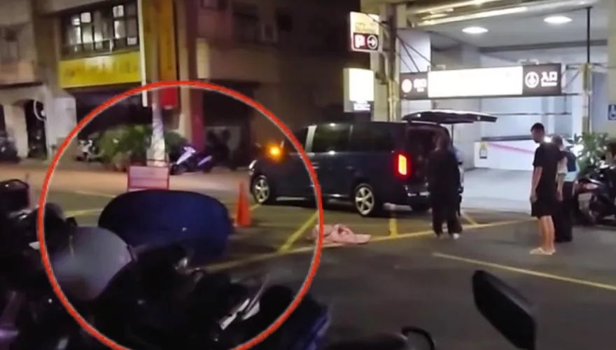 影/台中慘烈噩耗！護理師過馬路遭撞　駕駛疑折返二度輾壓釀死