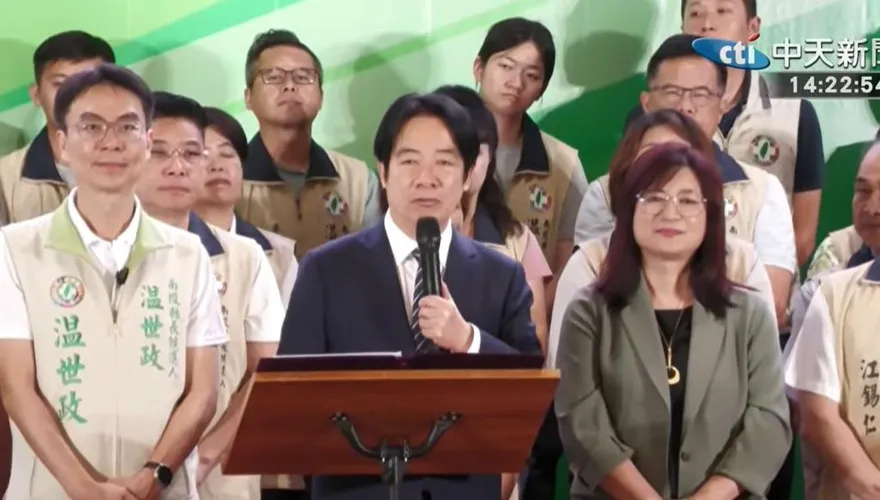坦言南投全藍局面難突破　賴清德：選舉輸贏其次、抱負更重要