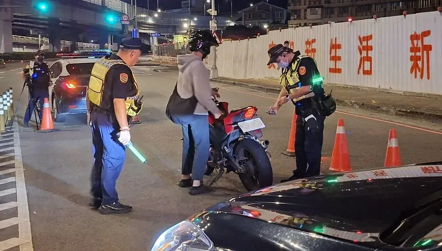 新北警掃蕩毒酒駕1晚抓29件　毒駕事故下降38.8%