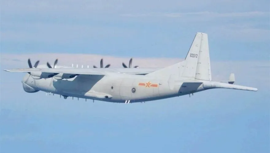 解放軍「運-8遠干機」進台海！16機聯合戰備警巡　國防部：嚴密掌握