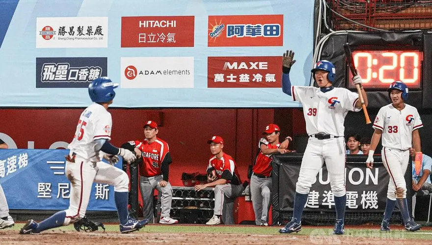 U18/先發9人全敲安！中華隊16比1大勝新加坡　吳杰叡預定戰菲先發