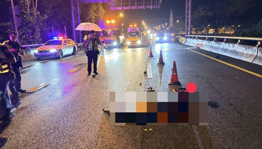 國5工務段人員坐後車斗跌落　遭後車輾當場死亡
