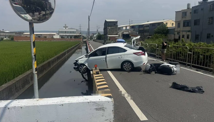 台中梧棲嚴重車禍！21歲女大生重傷氣血胸送醫搶救