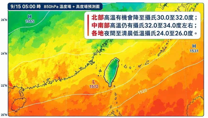 入秋第二波東北季風報到！北部、東半部迎雨　低溫探24度