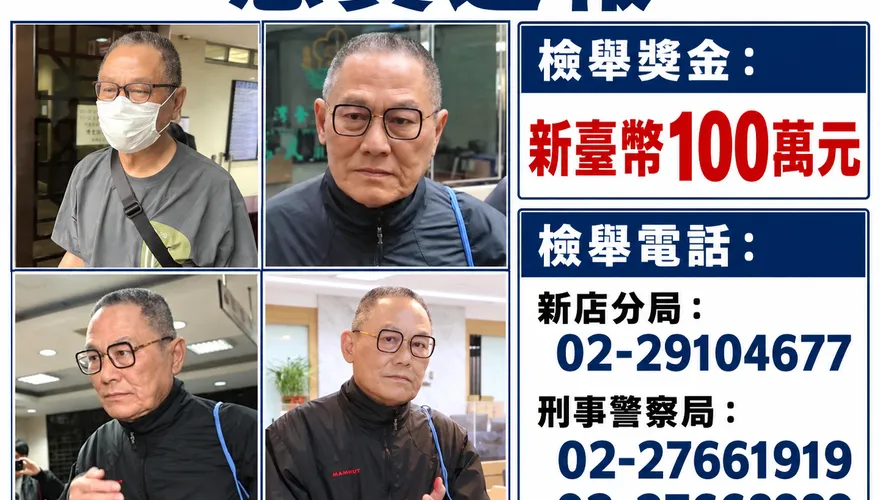 影/張俊傑棄保潛逃第9天　警方提供100萬檢舉獎金