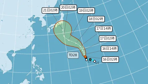 杜鵑颱風估最快今生成！強度持續增強　預測路徑曝光