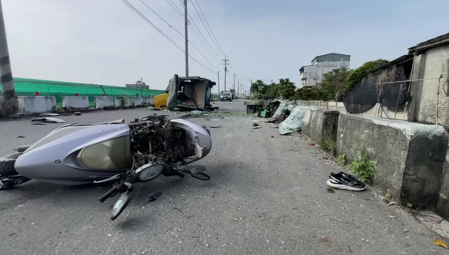 影/雲林崙背重大死傷車禍！養豬戶顧家慈母驟逝　村長不捨