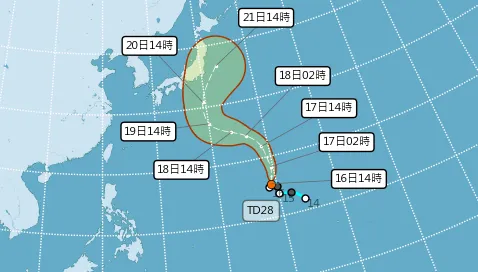颱風杜鵑最快今晚生成！估9/20轉向擾日本關東　北部降雨增多