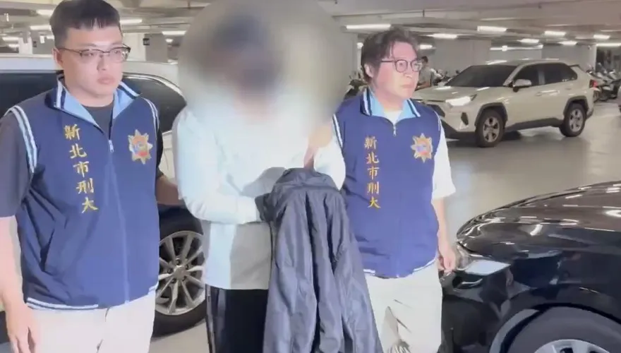 影/涉助張俊傑逃亡　陳威達刑事局投案押抵新店分局