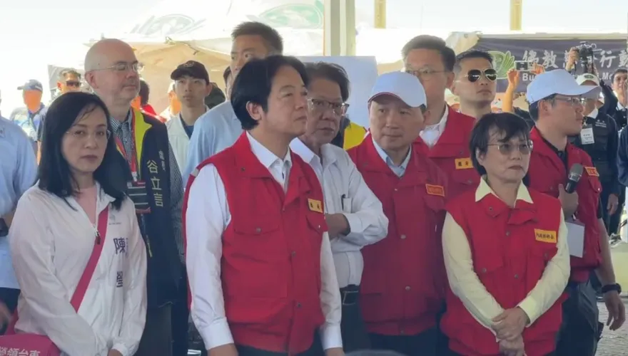 台東視導震災演練　賴清德：災害無國界　願與各國投入人道救援