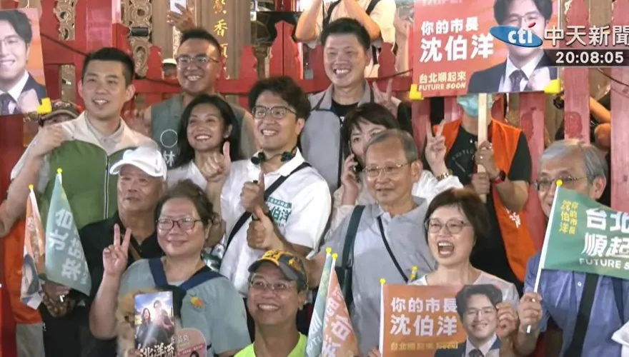掃街景美夜市人潮塞爆　沈伯洋談「洋流」妙語回：Hot pot會燙傷人