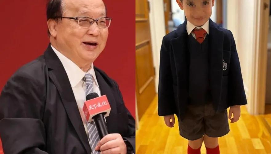 胡志強「混血金孫」上小學！英倫紳士風制服照曝　秒吸萬讚全網喊帥