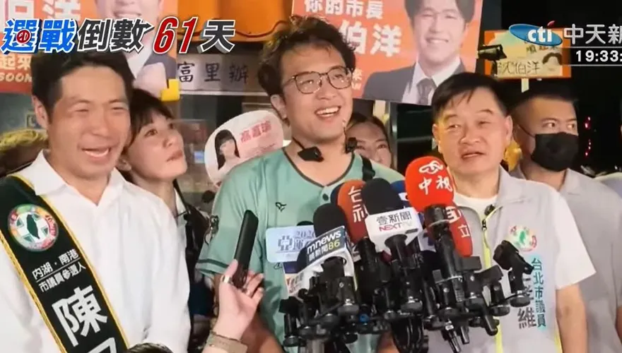 洋流擠爆內湖737夜市！沈伯洋大讚盧秀燕：她評論很精準