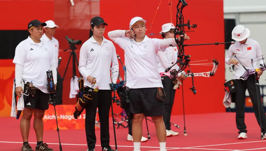 亞運/1分之差太可惜！中華射箭女團不敵南韓無緣頒獎台