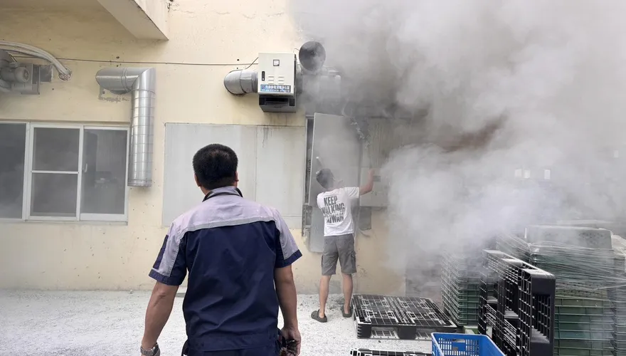 台南食品工廠火警　員工拿滅火器撲滅成功無人傷亡