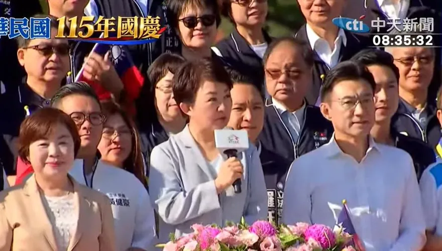 最後一次主持市府國慶升旗！盧秀燕感性吐心聲：下一棒要讓台中幸福下去