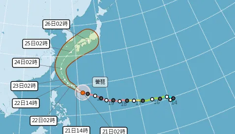強颱薔琵10/23起風雨最劇　「關鍵36小時」恐迎大豪雨