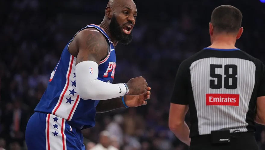 NBA/詹姆斯穿76人球衣　昔日戰友搖頭：那個造型真奇怪