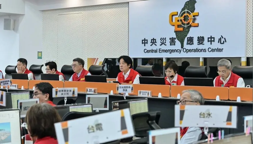 薔琵颱風襲台！轟炸18小時起跳　卓榮泰：中央地方攜手防災
