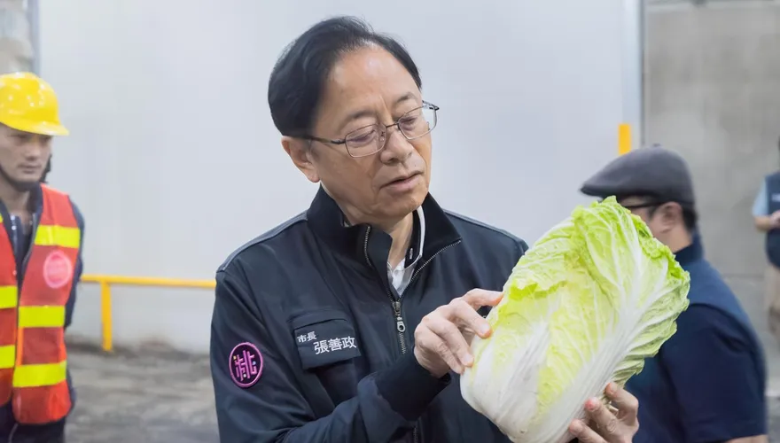 桃園今停班課抗薔琵颱風　張善政：12座蔬菜倉庫近滿載