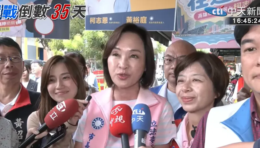 遇民眾喊神明預言「高雄出女市長」　柯志恩笑：比政見還有用