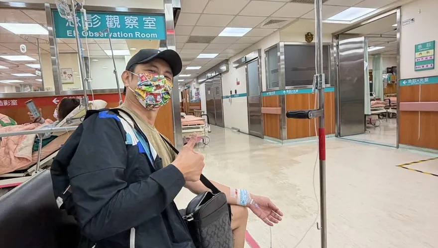台八男星病倒了！蘇炳憲「急性腸胃炎」緊急就醫