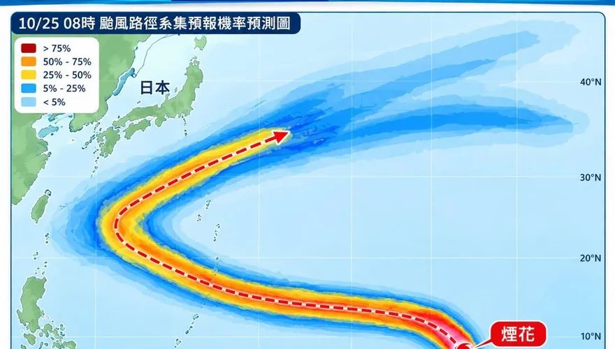 煙花上看強颱「大迴轉」！本週2波季風接力　變天降雨探20度