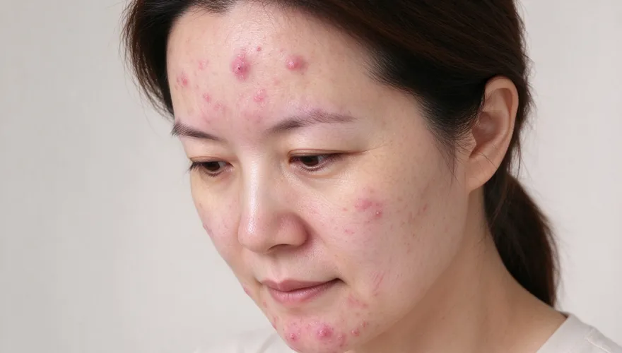 額頭、下巴輪流冒痘別再用手擠！中醫師提醒小心發炎留疤