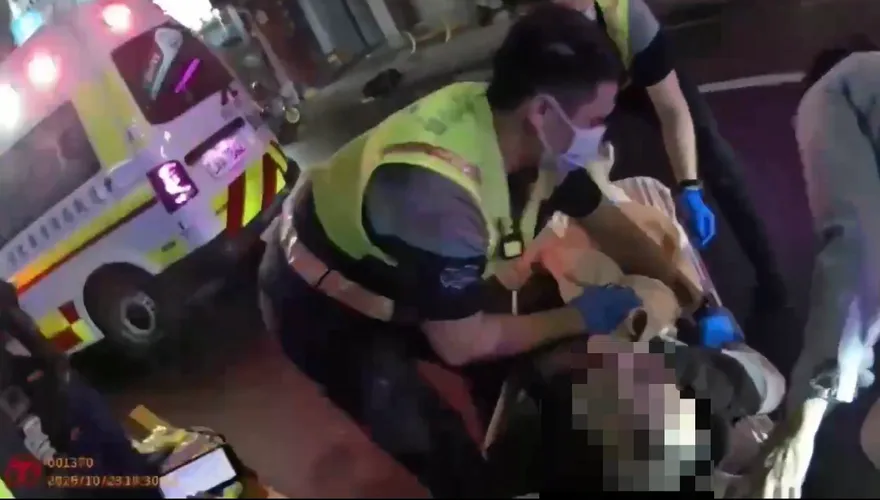 影/驚悚！彰化颱風夜男癲癇口吐白沫　警搏死神搶回一命
