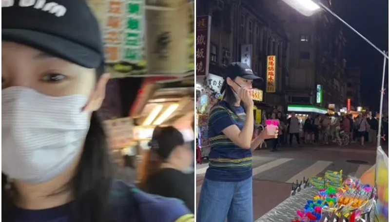 鄭爽捲代孕風波神隱5年！突低調現身台北夜市射氣球