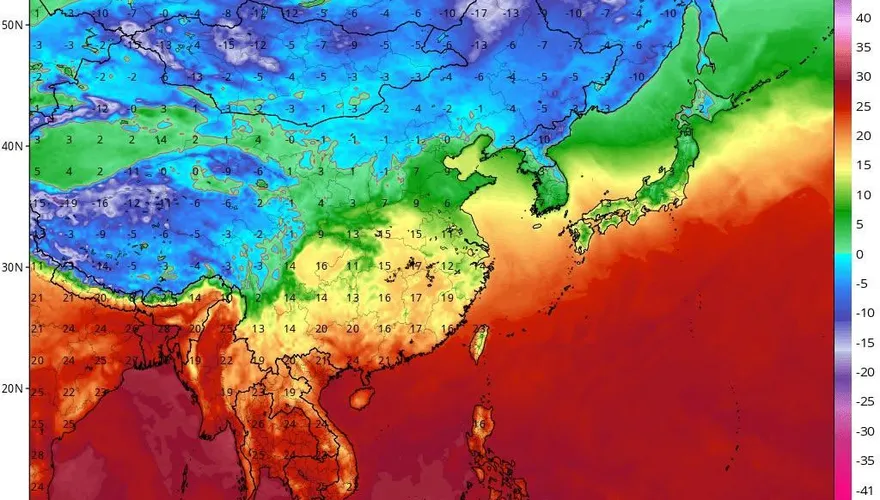 0度線去哪？鄭明典曬1圖提醒：北方冷空氣開始活躍