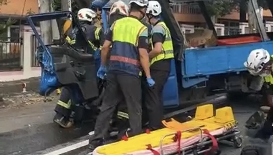 影/彰化重大事故！瓦斯車對撞水果貨車釀1死1重傷