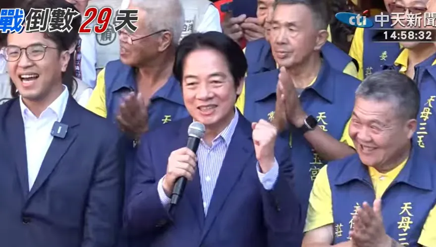 陪沈伯洋參拜拚選戰！賴清德：確保不讓外來勢力介選