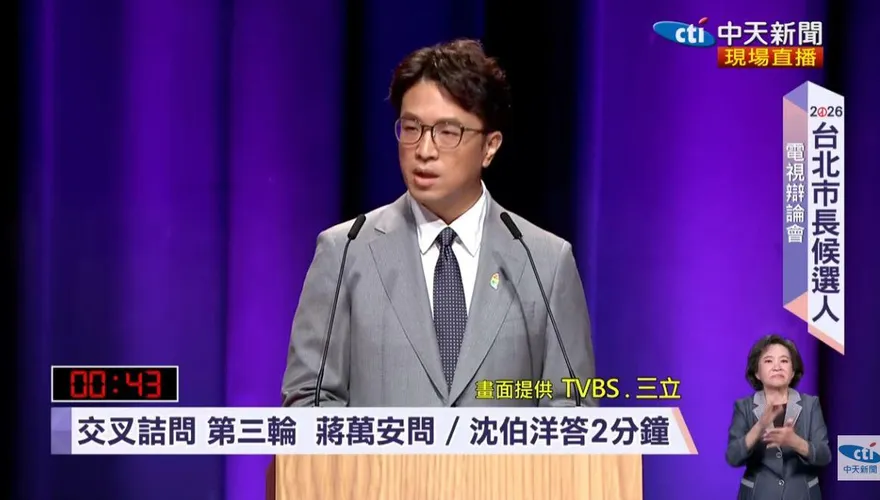 問都更、沈伯洋回「陪伴」！蔣萬安：不熟悉市政還已讀亂回