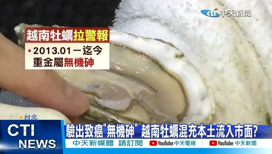 進口越南牡蠣好毒！A肝病毒重金屬砷全都有　長期食用恐致癌