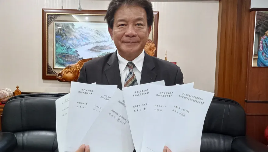 爭取連任台南議長　郭信良盼各政黨考慮市民感受