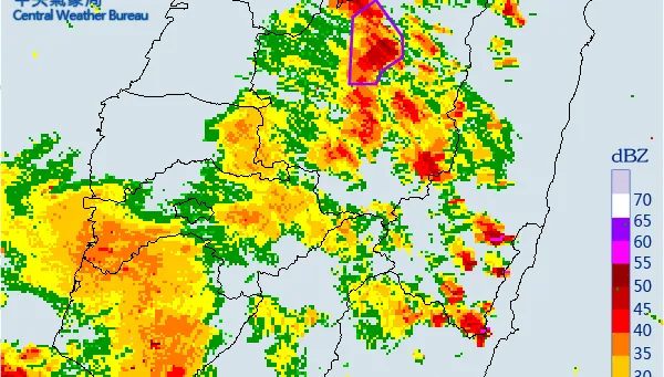 快訊/雨彈再轟炸！南投急發大雷雨警報　4鄉鎮慎防土石流
