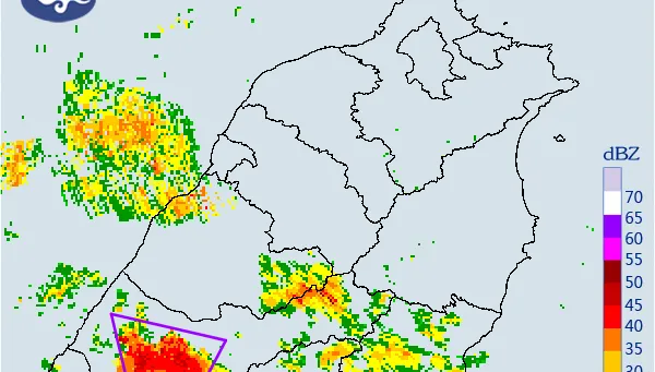 快訊/國家級警報響了！台中、南投暴雨開炸　這一地警戒2小時