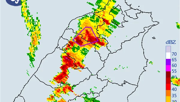 快訊/下班注意！對流雲系往北移　雨彈轟炸13縣市、新北基隆入列