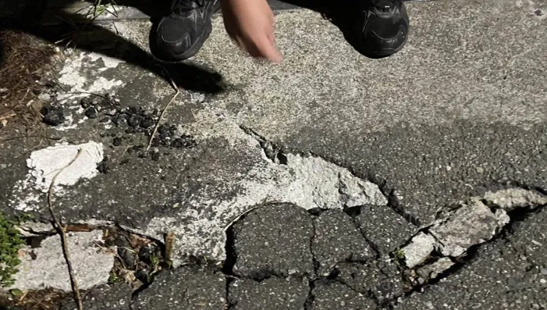 地震災情！馬遠大橋地面3米裂痕　仍可通行、車速需放慢