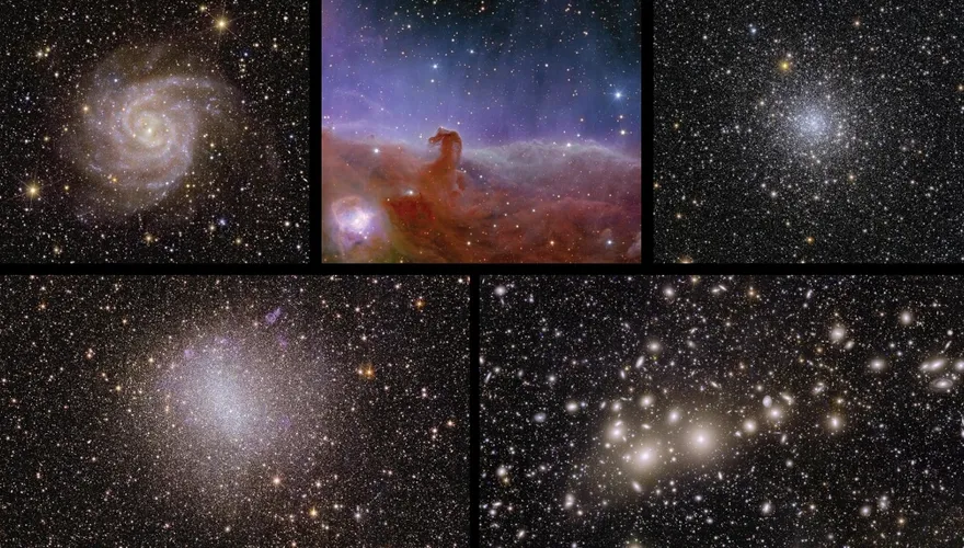 100億光年外前所未見星系！歐幾里得望遠鏡首批影像曝光
