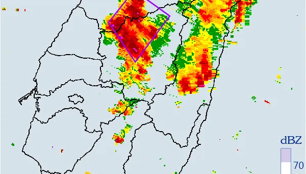 快訊/國家警報又響！大雷雨游擊3縣市　台中發布山區暴雨告警
