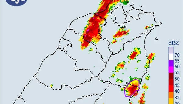 快訊/國家警報又響了！「3縣市」大雷雨狂轟炸　警戒區出爐